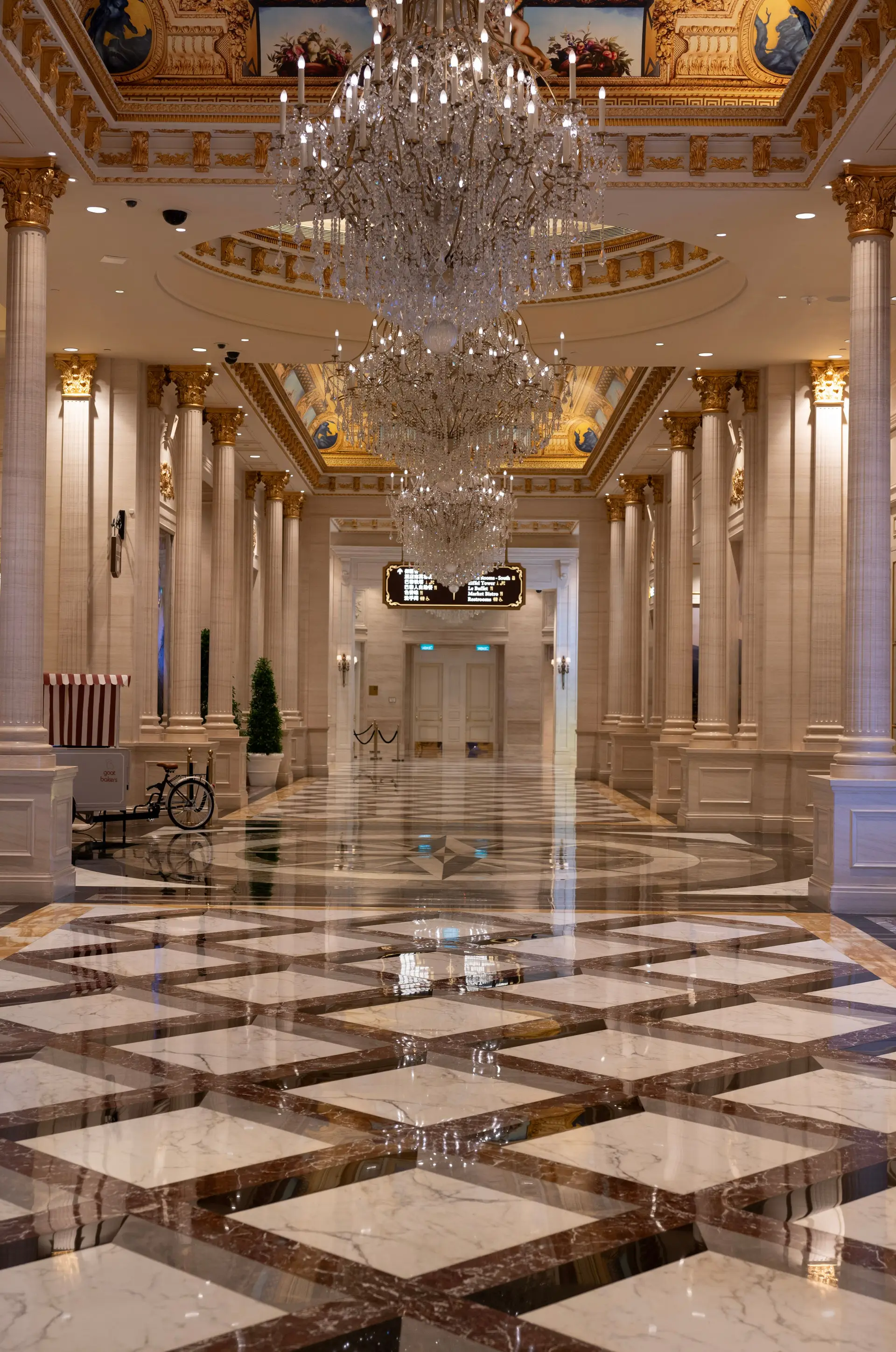 Elegant casino resort interior
