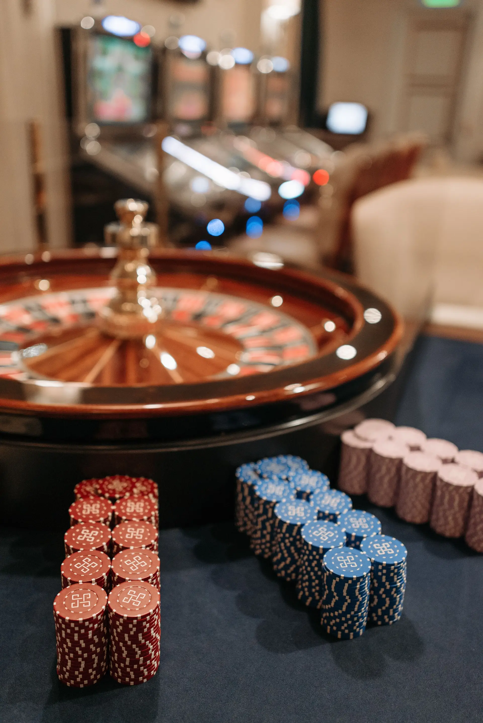 Casino Chips Close-up